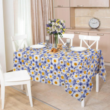 Скатерть 120х145 см рогожка Летний букет Скатерть 120х145 см рогожка Летний букет