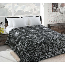 Покрывало 160х210 см перкаль Джек 1 чёрн