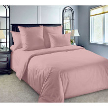 Простыня 90х200 на резинке перкаль Лососевый (борт 25 см)