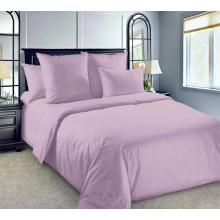 Простыня 90х200 на резинке перкаль Светло-сиреневый (борт 25 см)