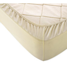 Простыня 200х200 на резинке трикотаж Песочный (борт 20 см)