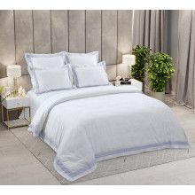 Постельное белье 2 сп/европр. сатин (4 нав.) Лазурная гладь (коробка) арт. L3358U