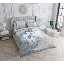 Постельное белье евро сатин (4 нав.) Любимая (коробка) арт. L7323F