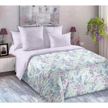 Постельное белье евро сатин 4нав. (пододеяльник 210х215 см) Цветущие мечты