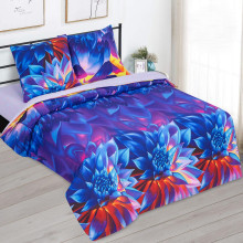 Постельное белье 1,5сп поплин Сияние арт. 900