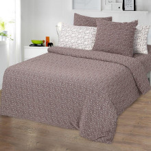 Пододеяльник 205х215 см трикотаж Эспрессо темный