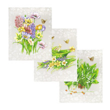 Набор полотенец 45х60 (3 шт) рогожка Аромат Набор полотенец 45х60 (3 шт) рогожка Аромат