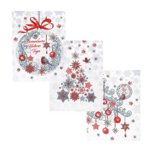 Набор полотенец 45х60 (3 шт) рогожка Серпантин Набор полотенец 45х60 (3 шт) рогожка Серпантин