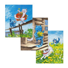 Набор полотенец 45х60 (3 шт) рогожка Твикс Набор полотенец 45х60 (3 шт) рогожка Твикс