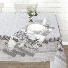 Набор скатерть 180х150 и полотенца 45х60 (3шт) рогожка Сочельник арт. СБ.150.183 Набор скатерть 180х150 и полотенца 45х60 (3шт) рогожка Сочельник арт. СБ.150.183