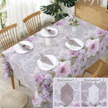 Набор скатерть 180х145 и салфетки 35х35 (6шт) рогожка Элеонора арт. СБ.135.180 Набор скатерть 180х145 и салфетки 35х35 (6шт) рогожка Элеонора арт. СБ.135.180