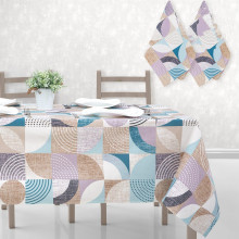 Набор скатерть 180х145 и полотенца 50х70 (2шт) рогожка Марципан арт. СБ.257.180 Набор скатерть 180х145 и полотенца 50х70 (2шт) рогожка Марципан арт. СБ.257.180