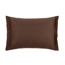 Наволочки 50х70 поплин однотонный (2шт) Шоколад арт. 970