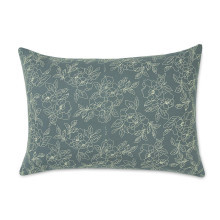 Наволочки 50х70 трикотаж (2шт) Цветы зеленые арт. 257