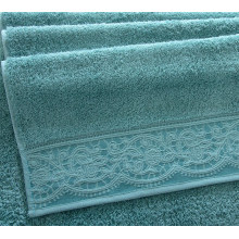 Полотенце 50х90 см махровое (Oqtosh Tekstil) Ажур верде