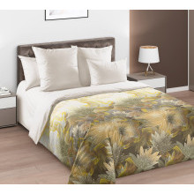 Покрывало стеганое 160х225 см перкаль Нимфея 1