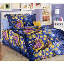 Детское белье 1.5 сп. поплин Ночные фонарики арт.1100Х