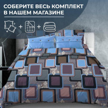 Наволочка 40х60 (1 шт) бязь Комфорт на клапане Лабиринт василек Наволочка 40х60 (1 шт) бязь Комфорт на клапане Лабиринт василек