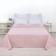 Покрывало 150х215 см полисатин (ультрастеп) Пудровый