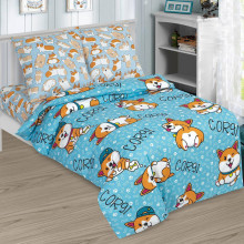 Детское белье 1.5 сп. поплин Рыжик