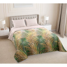 Покрывало стеганое 160х225 см перкаль Палмер