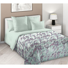 Покрывало стеганое 180х225 см перкаль Турмалин 1