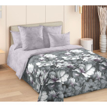 Постельное белье евро-макси сатин 4нав. (пододеяльник 230х250 см) Цветущая мелодия (коробка)