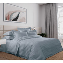 Постельное белье 2 сп/европр. страйп-сатин Кварц арт. LK3325