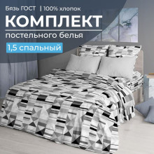 Постельное белье 1,5сп бязь ГОСТ Монмартр Постельное белье 1,5сп бязь ГОСТ Монмартр