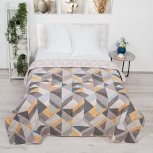 Покрывало стеганое 180х215 см поплин Дельта