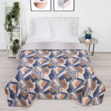 Покрывало стеганое 180х215 см бязь Деним