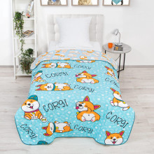 Покрывало стеганое 150х215 см поплин Рыжик