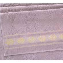 Полотенце 50х90 см махровое (Oqtosh Tekstil) Роскошь легкий розовый