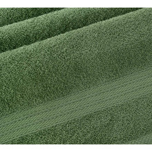 Полотенце 70х130 см махровое (Oqtosh Tekstil) Вечер светло-зеленый