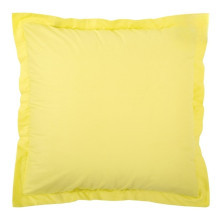 Наволочки 70х70 сатин (2шт) на молнии Лимонный