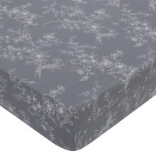 Простыня 160х200 на резинке поплин Луара (борт 20 см)