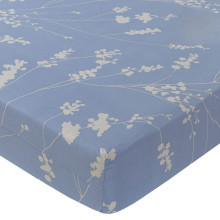 Простыня 160х200 на резинке поплин Камелия (борт 20 см)