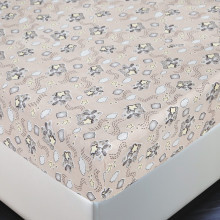 Простыня 60х120 на резинке трикотаж Ушастик (борт 10 см)