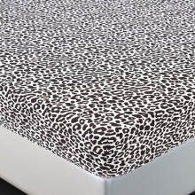 Простыня 180х200 на резинке трикотаж Ягуар (борт 20 см)