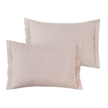 Наволочки 50х70 поплин однотонный (2шт) на клапане Капучино