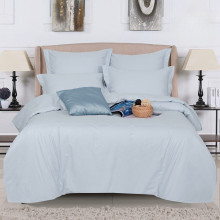 Пододеяльник на молнии евро 205х215 см поплин Платина