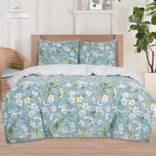 Пододеяльник евро 200х215 см бязь Вишневый сад