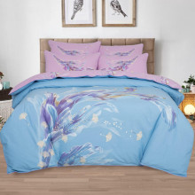 Постельное белье 2 сп/европр. велюр Луиза арт.796