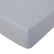 Простынь 90х200 см на резинке поплин Платина (борт 20 см)