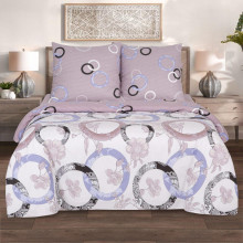 Пододеяльник евро 200х215 см поплин Мелодия