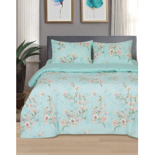 Пододеяльник евро 200х215 см поплин Миндаль