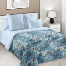 Постельное белье евро перкаль Аква арт.7250ЕН