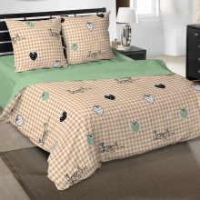 Постельное белье евро поплин Вкус лета