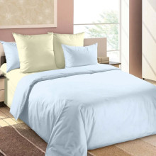 Постельное белье 1,5сп перкаль Полевая незабудка арт. 1276ЧН