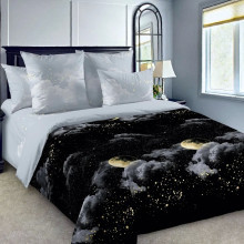 Постельное белье 1,5сп перкаль Новолуние 1250ПН